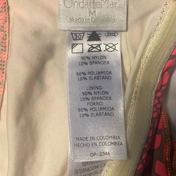 Onda de Mar Strapless Ruffle Swimsuit Worn once M - Picture 10 of 10